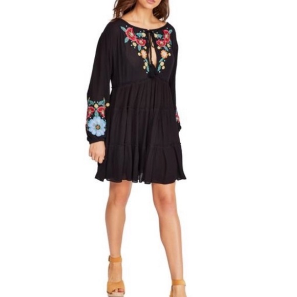 🆕 Free People Spell On You Embroidered Mini Dress - Picture 11 of 13